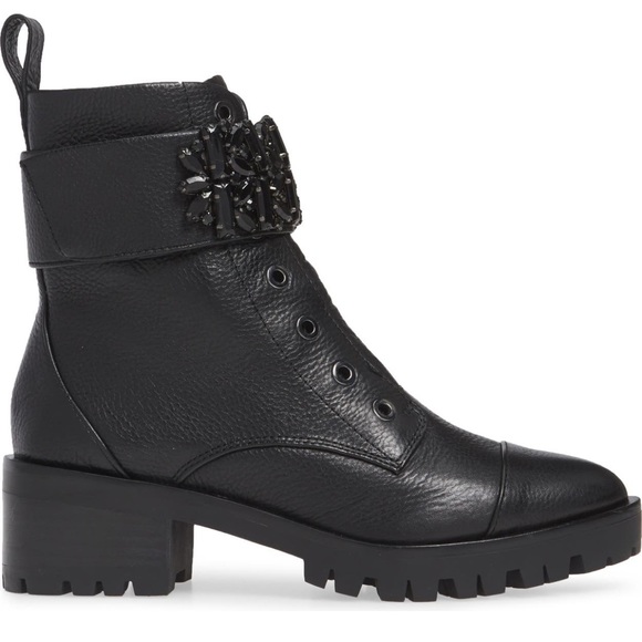 Pippa Crystal Embellished Platform Boot - Picture 4 of 7